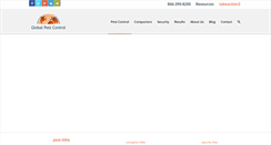 Desktop Screenshot of globalexterminating.com