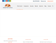 Tablet Screenshot of globalexterminating.com